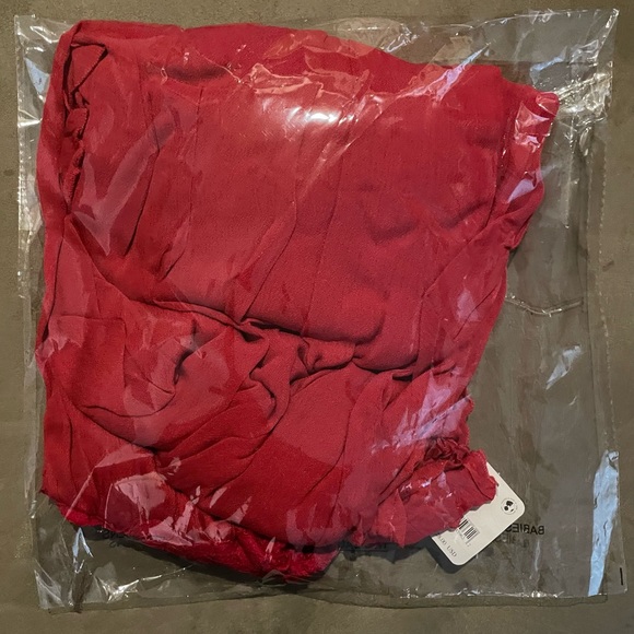 NWT Free People Adella Maxi Slip Bright Red *flawed* see last picture - Picture 6 of 8